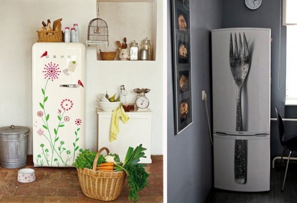Дизайн холодильника: покрасить или оклеить