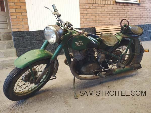 Восстановление мотоцикла Иж-49 1952 г.в