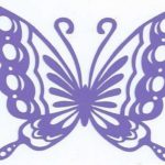 Трафареты бабочек для декора