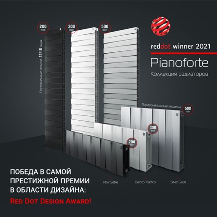 Биметаллические радиаторы Royal Thermo серии Pianoforte 200 и 300